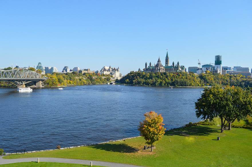 View of Parliament Buildings