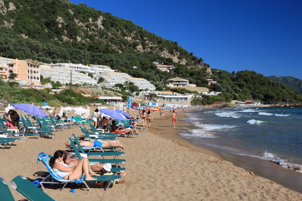 Kontogialos Beach in Corfu, Greece