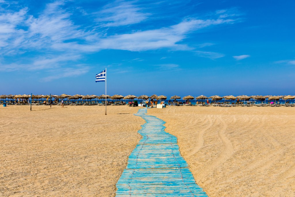 Falasarna beach in the country