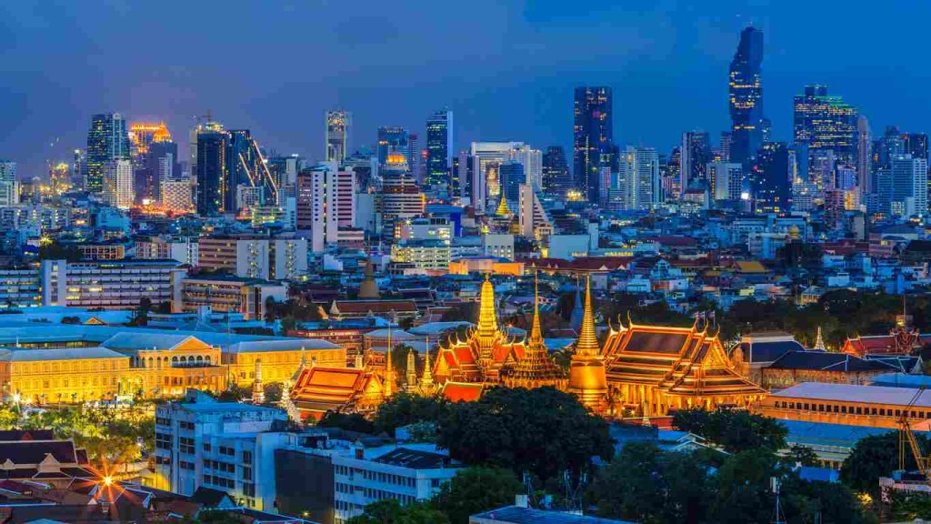 Bangkok is the capital city of Thailand